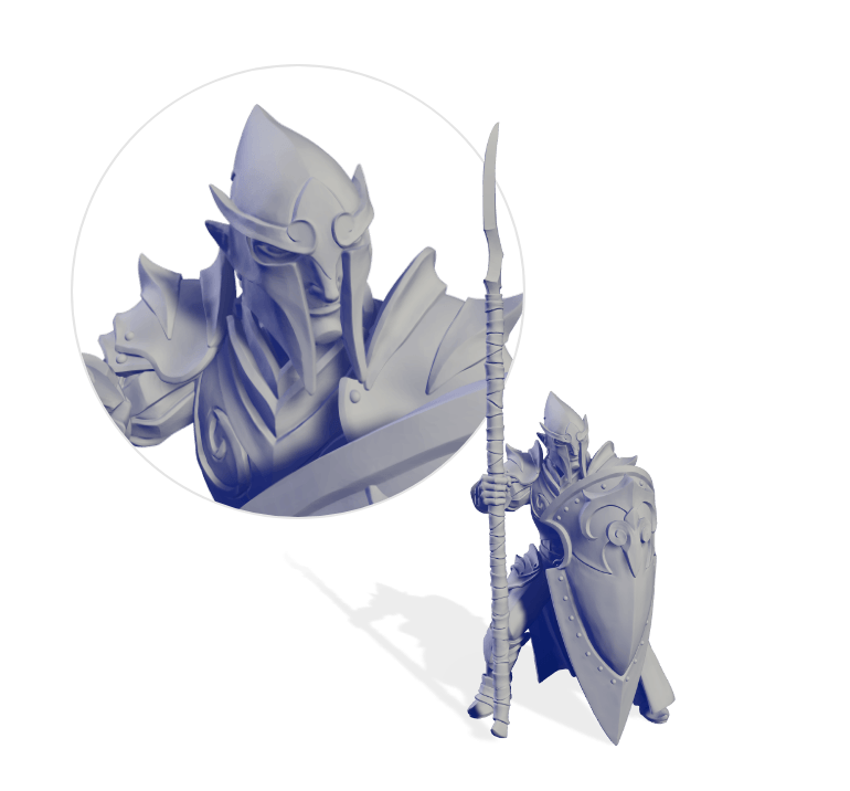 Impressão em resina